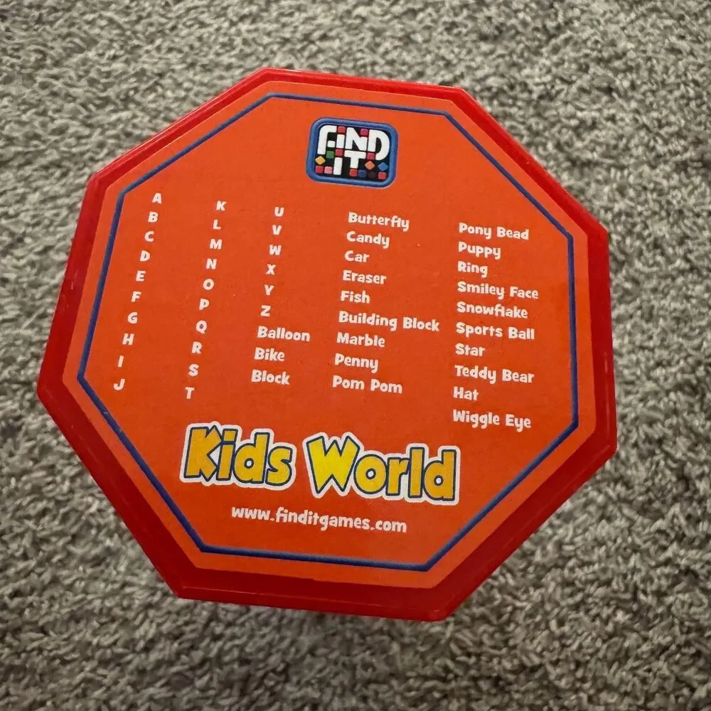 Find It Game Kids World Edition Hidden Object Search Contained Adventure Tube